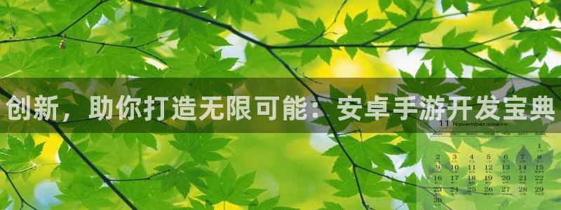 28大神开奖软件：创新，助你打造无限可能：安卓手游开发宝典